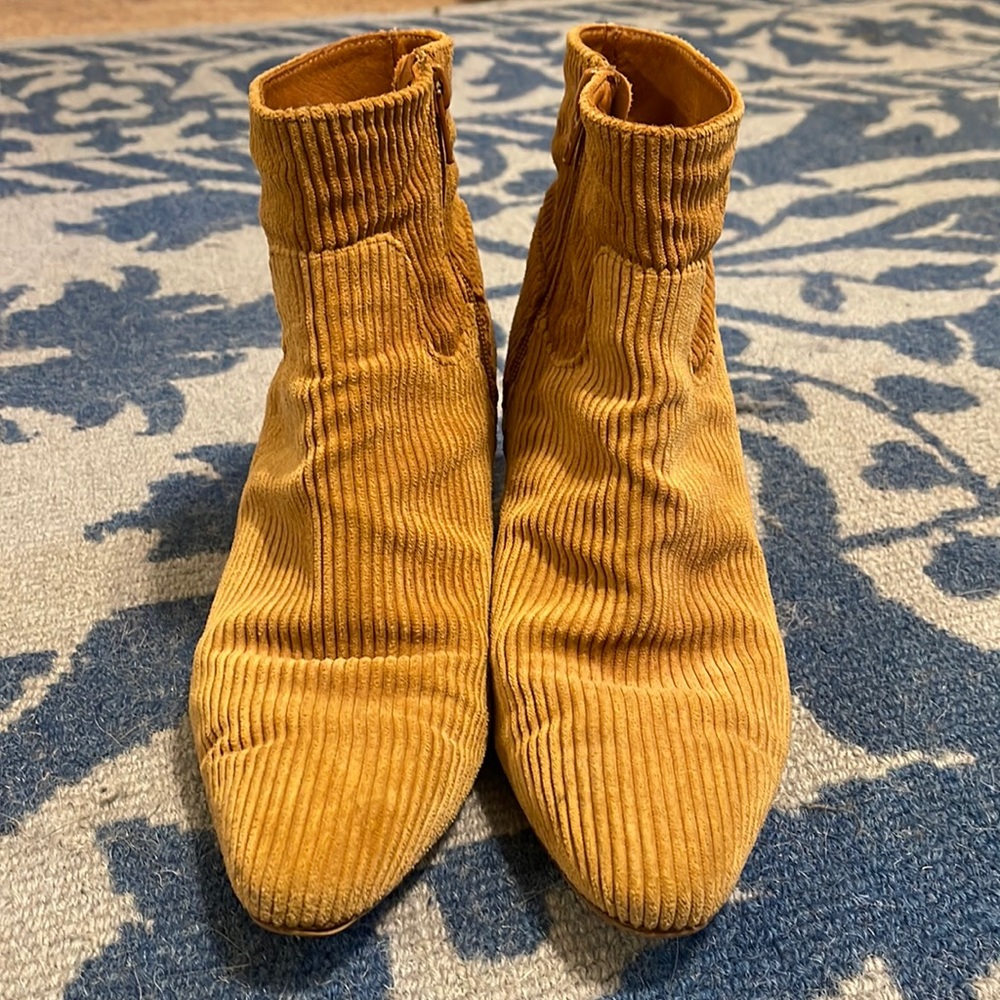 Miista Lorelle Toasted Cord Ankle Boots